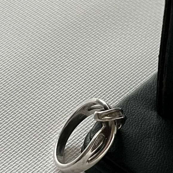 925 Sterling Silver Vintage Genuine Diamond Ring - Picture 11 of 11